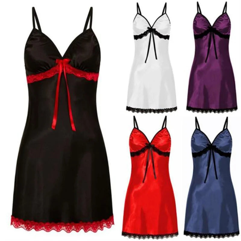Sexy camisola para mulheres sexy camisola sleepwear plus size renda floral lingerie feminina suspensórios camisola robe babydoll verão