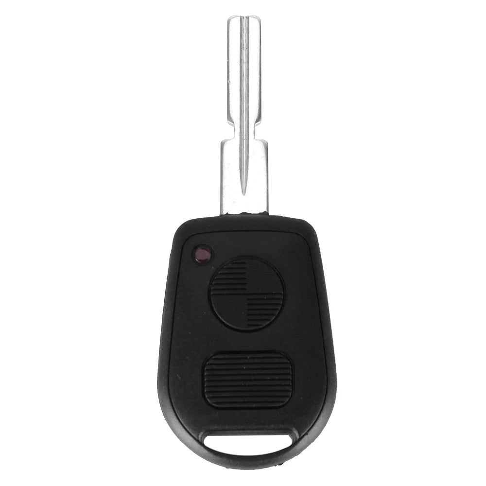 Keyyou capa de chave remota com 3 botões, compatível com bmw e31 e32 e34 e36 e38 e39 e46 z3 z4, capa fob 3 btn sem cortes