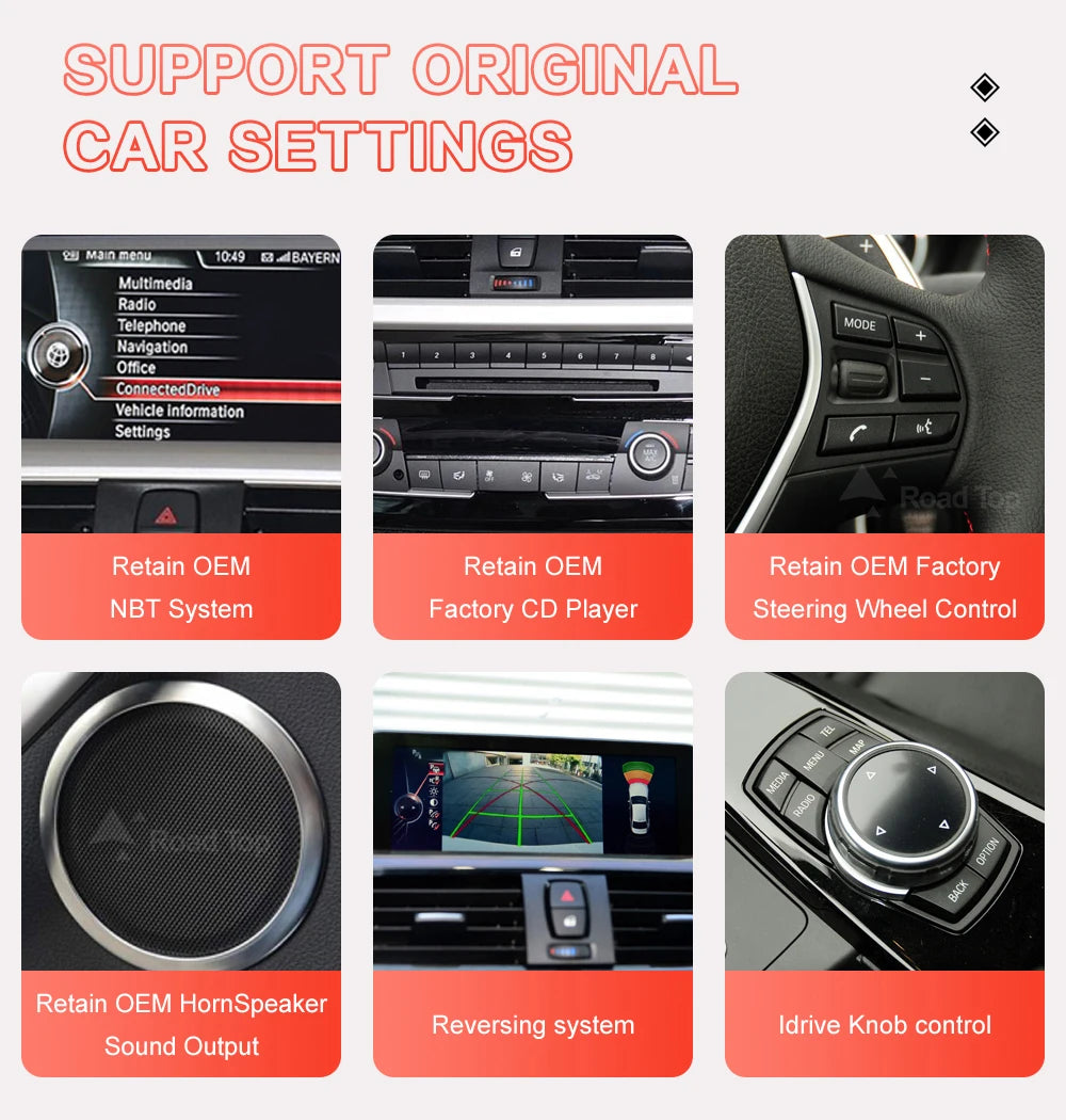10.25 ''1920*720 Carplay Sem Fio Android Auto Display Multimídia Para BMW Série 3 4 F30 F31 F32 F33 F34 F36 NBT Tela Sensível Ao Toque