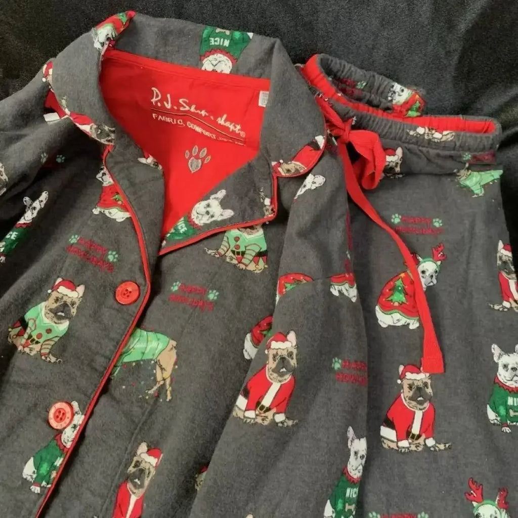 Pijama de algodão macio conjunto de pijamas femininos bonito dos desenhos animados pijamas impressão pijamas elegantes calças superiores 2 pçs femme nightwear loungewear