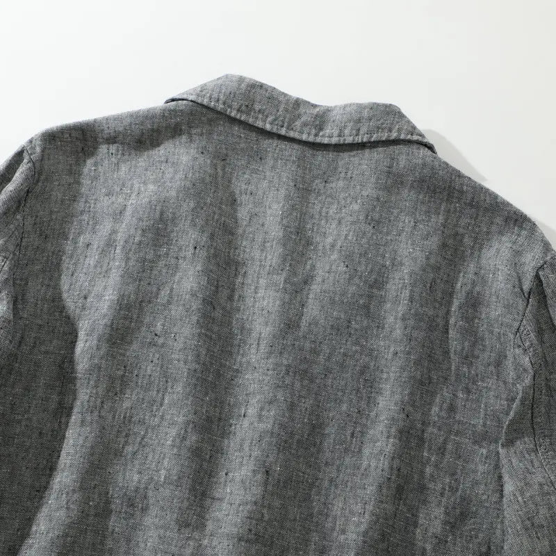 Blazer de Linho Puro - Blazer Masculino Elegante para Eventos ao Ar Livre, Casual, de Alta Qualidade, Tendência para Negócios, Casamentos, Estilo Fino de Cor Pura para Cavalheiros