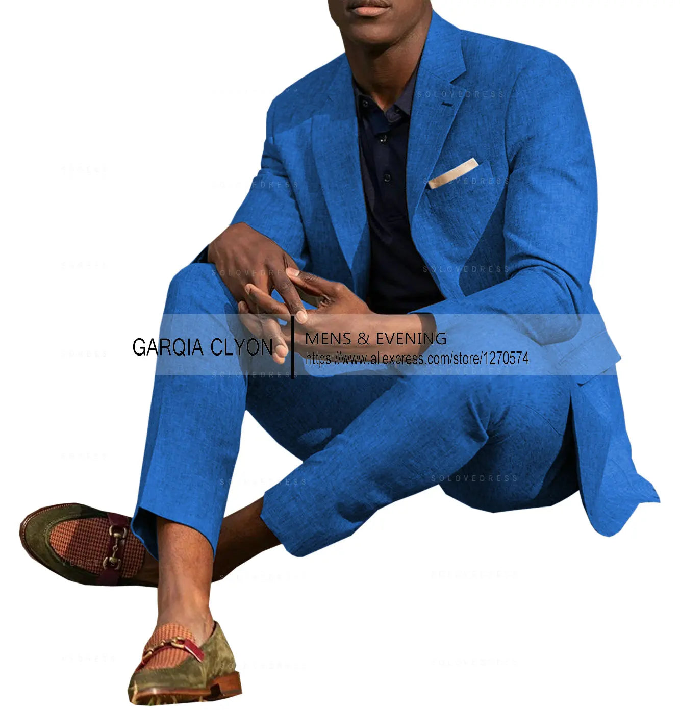 Ternos masculinos de linho, 2 peças, verão, casual, lapela de entalhe, ternos de casamento masculinos (blazer + calça)