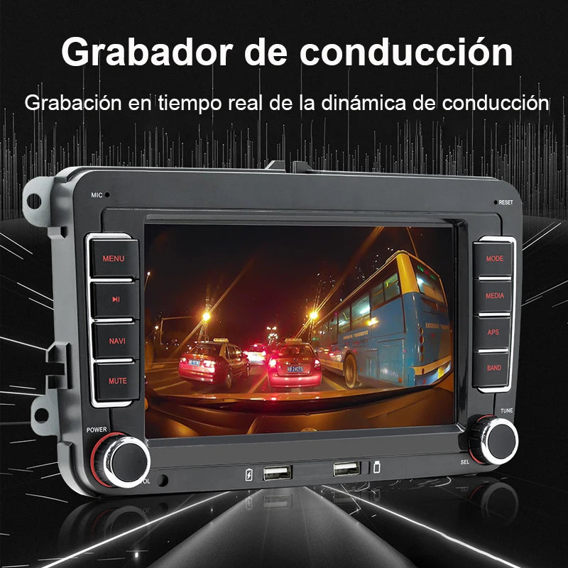 Rádio multimídia para carro com GPS Android player Universal, Carplay, Wifi, para Volkswagen Golf 5, 6, Polo, Passat B6, B7, CC, Skoda