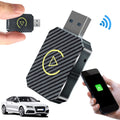 Carplay sem fio android adaptador automático plug & play usb carro dongle sem fio para oem com fio carplay/android carros automóveis