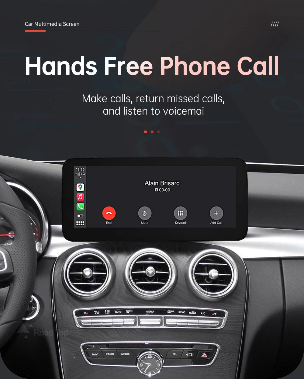Tela multimídia linux sem fio carplay android auto para mercedes-benz w205 w176 glc a c v classe w447 cla gla 2015-2018 ntg5.0