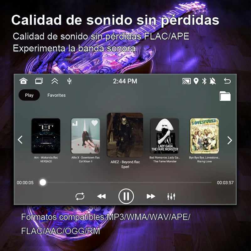 Rádio multimídia para carro com GPS Android player Universal, Carplay, Wifi, para Volkswagen Golf 5, 6, Polo, Passat B6, B7, CC, Skoda