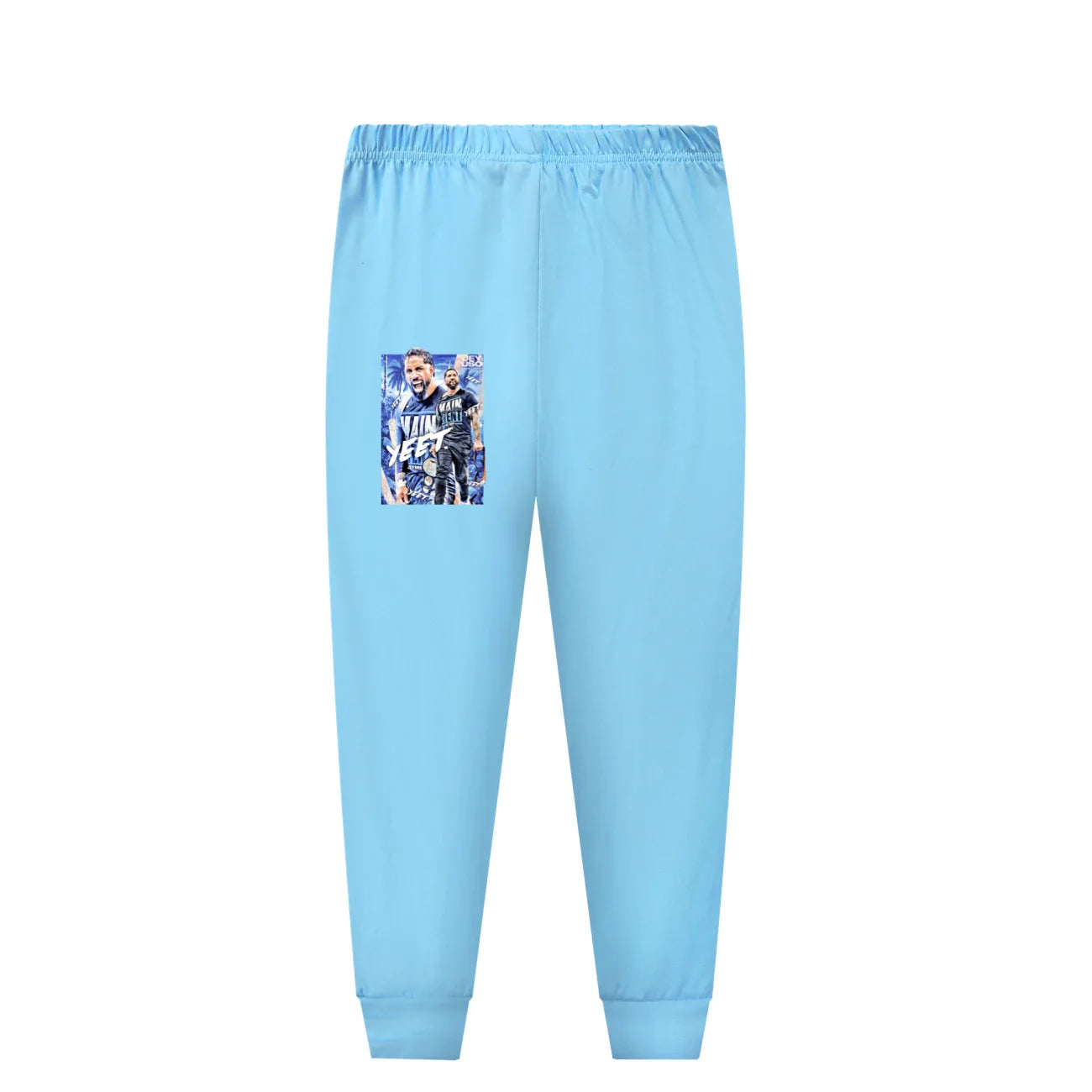 Crianças dos desenhos animados lutador jey uso conjuntos de pijama da criança meninos pijamas diários do bebê meninas manga longa t camisa + shorts 2 pçs set3952