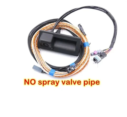 Câmera traseira do punho do tronco com linha de orientação, punho do tronco, Audi A4 B9 8W, 3V0 827 566 L, 3V0827566L