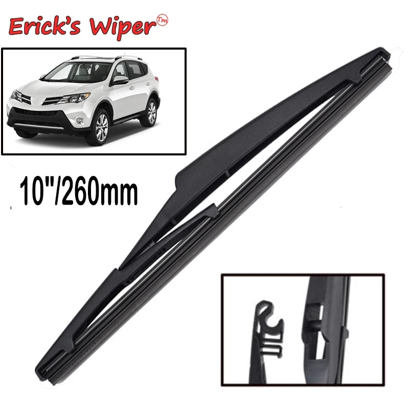 Erick limpador 10 "lâmina de limpador traseiro para toyota rav4 mk4 xa40 2013 - 2018 pára-brisas porta traseira janela escova de chuva
