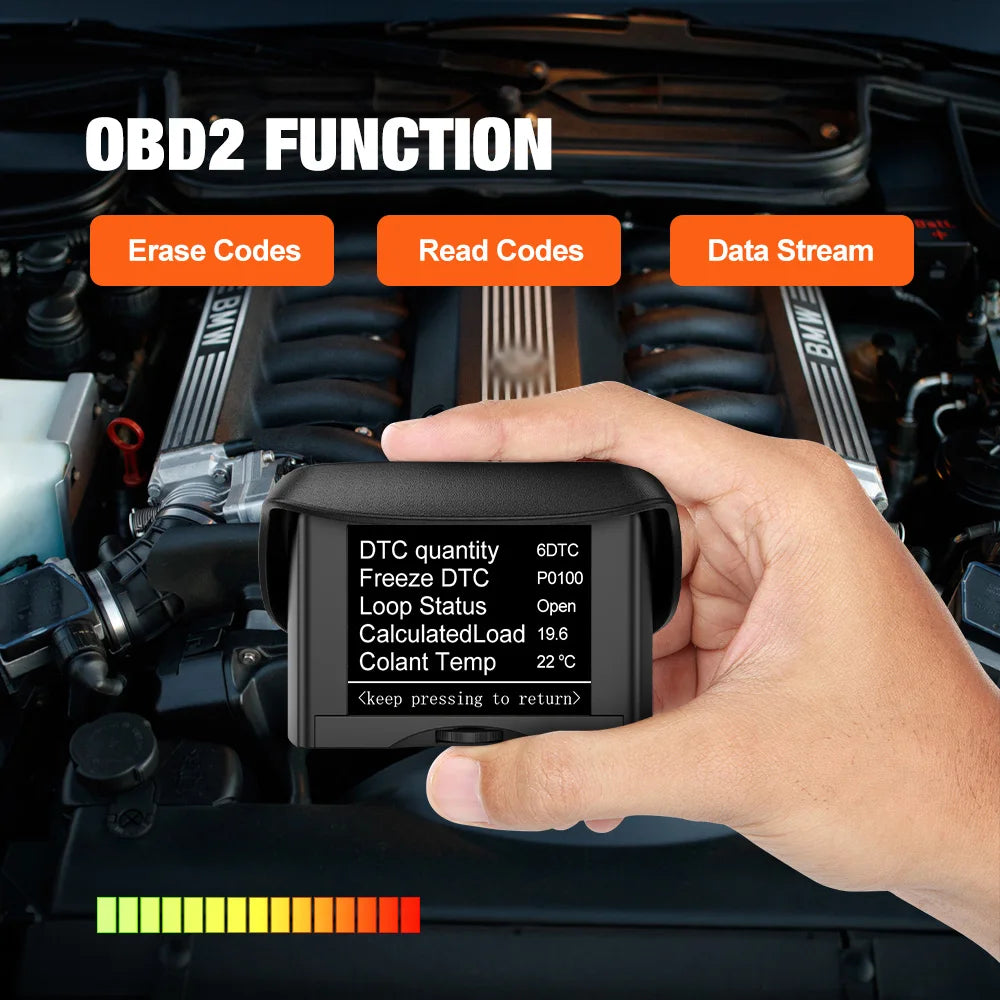 Ancel a202 computador on-board carro display digital velocidade consumo de combustível medidor de temperatura obd2 scanner automóvel