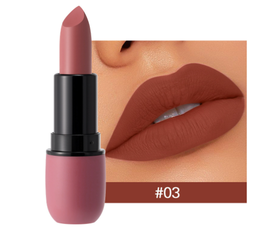 6 Colors Velvet Matte Lipstick - Waterproof & Long-lasting