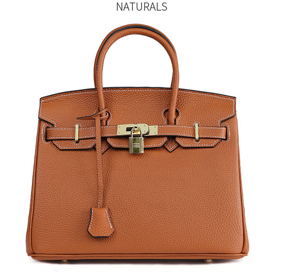 Bolsa Platinum em Couro de Primeira Camada para Mulheres